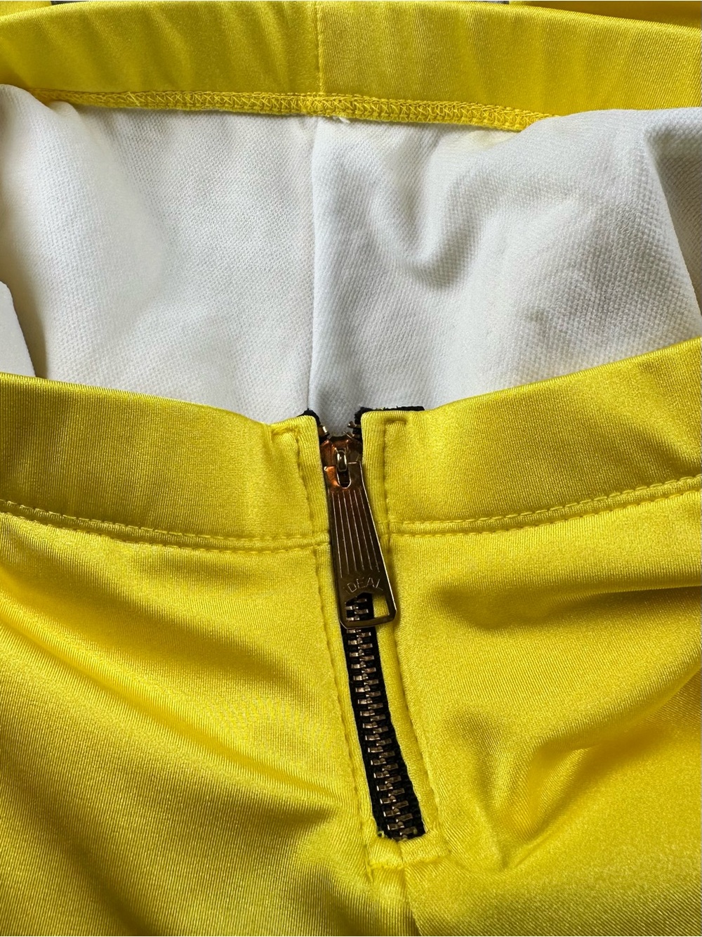 Rockstar Energy Drink Promotional Yellow Graphic Leggings Y2K Skinny Fit Size S - Picture 9 of 9